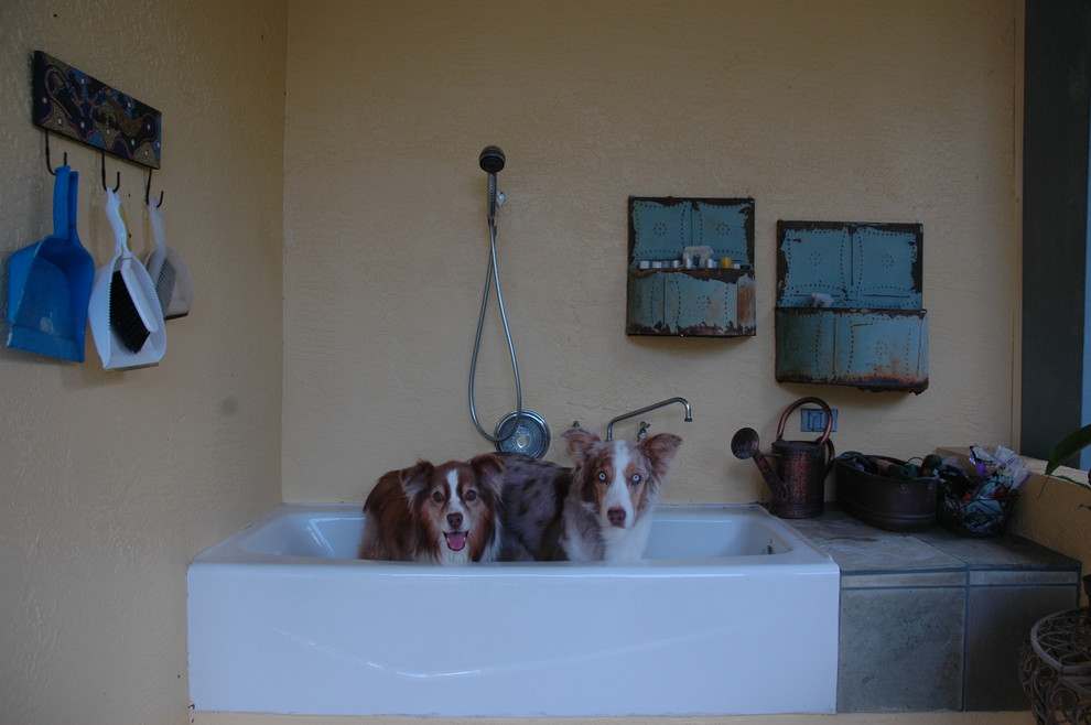 Дизайн интерьера ванной для животных от Schachne Architects & Builders