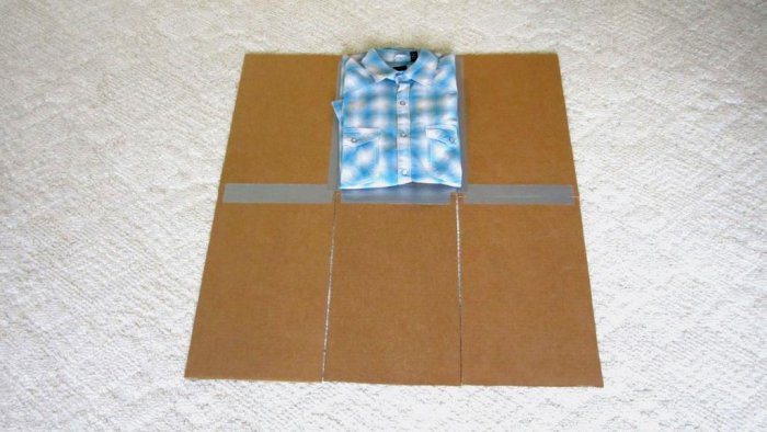 Доска для быстрого складывания одежды